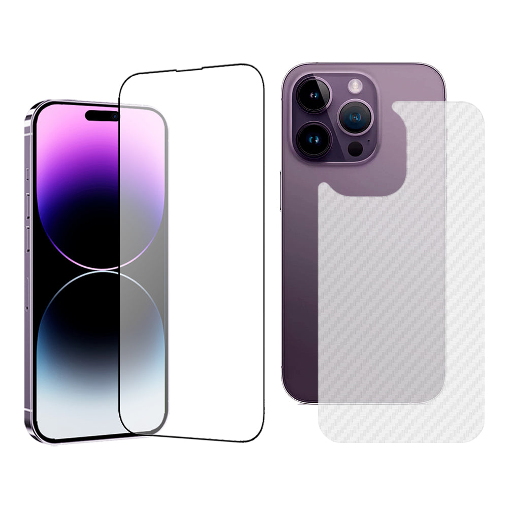 TGVI'S For iPhone 14 Pro Screen Protector Corning Gorilla Glass Anti-Shatter Front Film+Back Protector TGVI'S For iPhone 14 Pro Screen Protector Corning Gorilla Glass Anti-Shatter Front Film+Back Protector